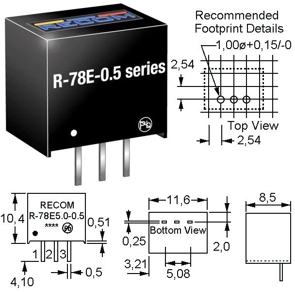 Recom 78E series